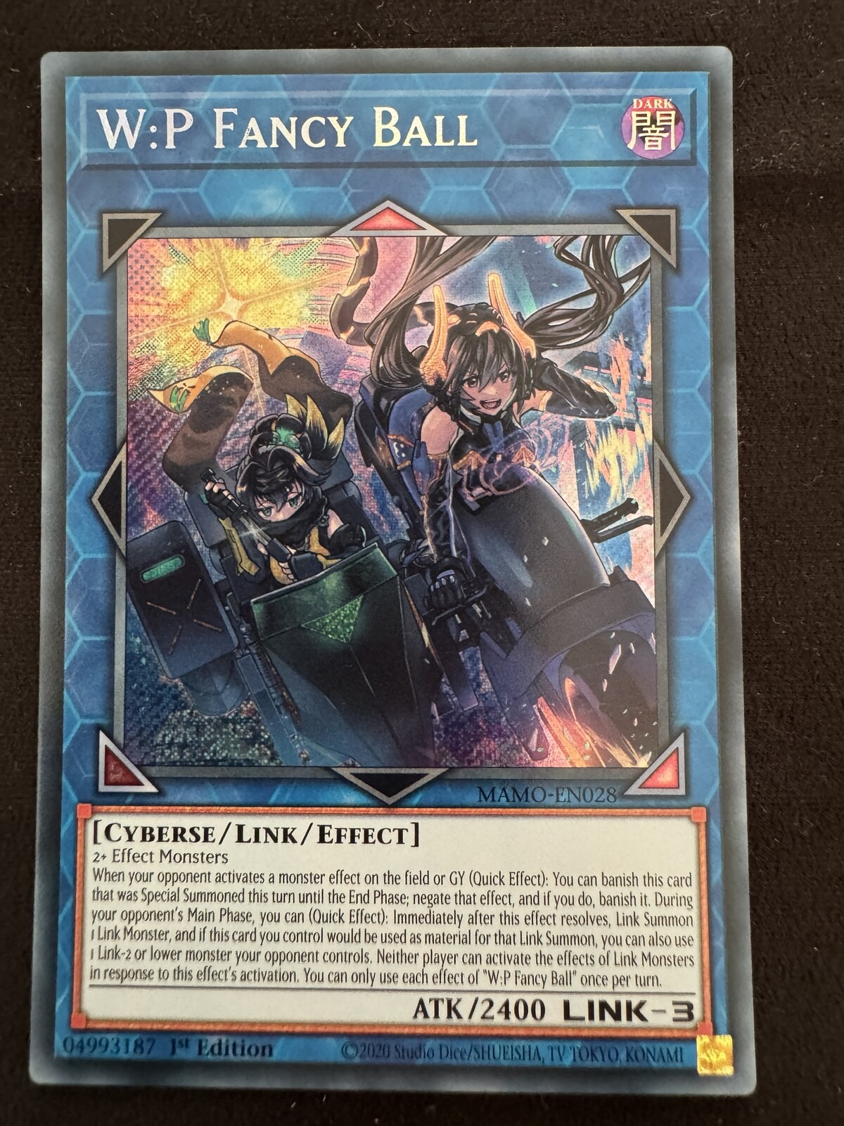 W:P Fancy Ball MAMO-EN028 Secret Rare 1st Edition Yu-Gi-Oh NM