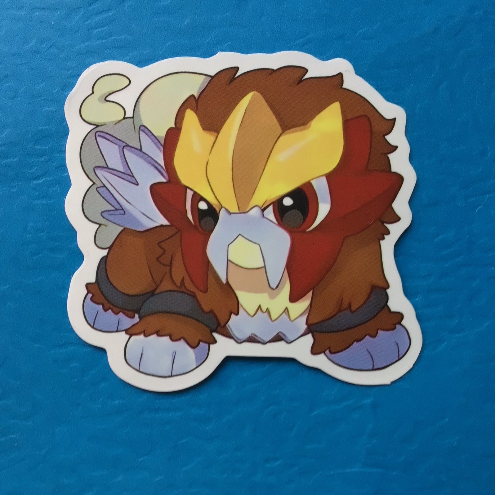Entei Pokemon Collectible Sticker Vinyl Water Proof 2 to 3 inches New