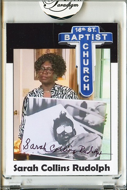 -SARAH COLLINS RUDOLPH- BLACK AMERICANA Signed/Autograph/Auto Certified Card