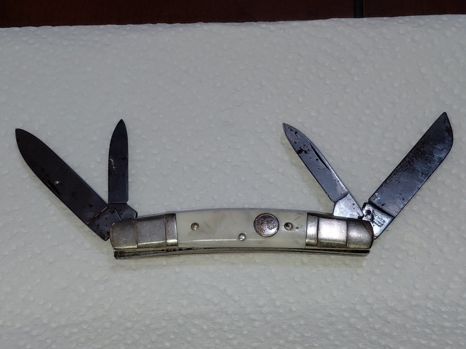 Vintage Boker Solingen Germany Tree Brand Classic 4-Blade Congress Knife 