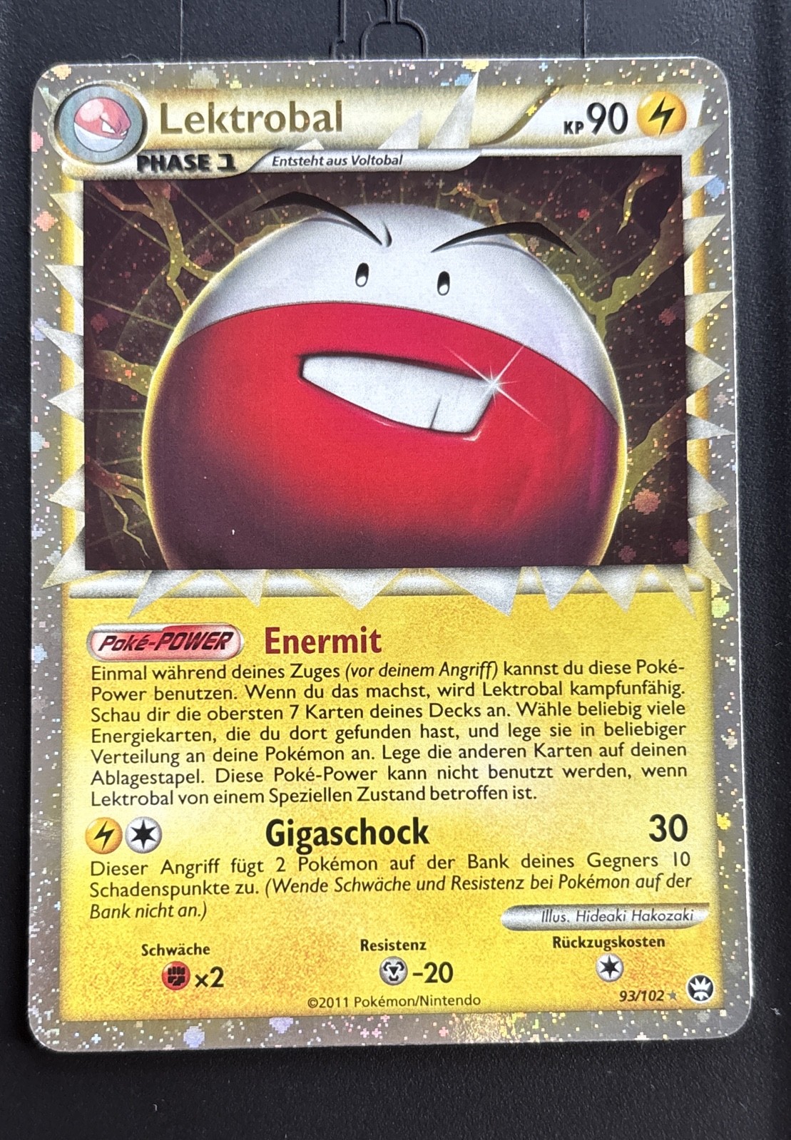 Lektrobal - Electrode (Prime) 93/102 Triumphant Holo - German from 2011