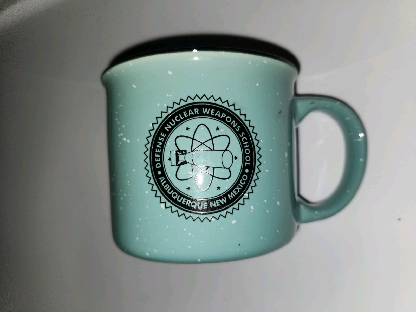 Defense Nuclear Weapons School Albuquerque New Mexico Vintage Mug. New Old Stock