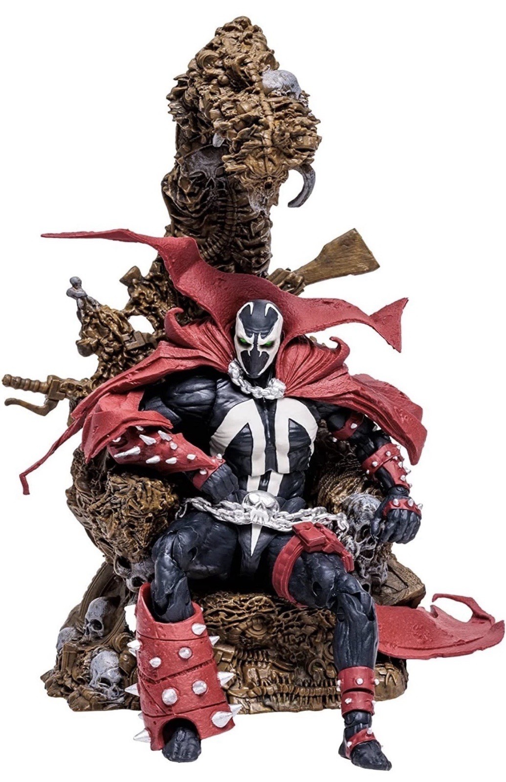 Mcfarlane Toys Spawn\'s Universe Deluxe Spawn on Throne 7-Inch Figure NEW