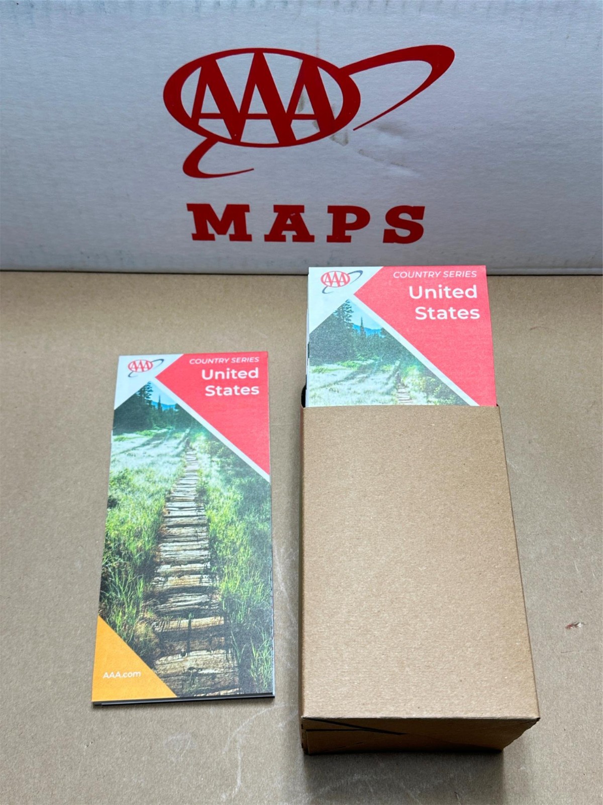 25x Pack Lot AAA Folding Road Map Country Series United States 529025 Late 2025