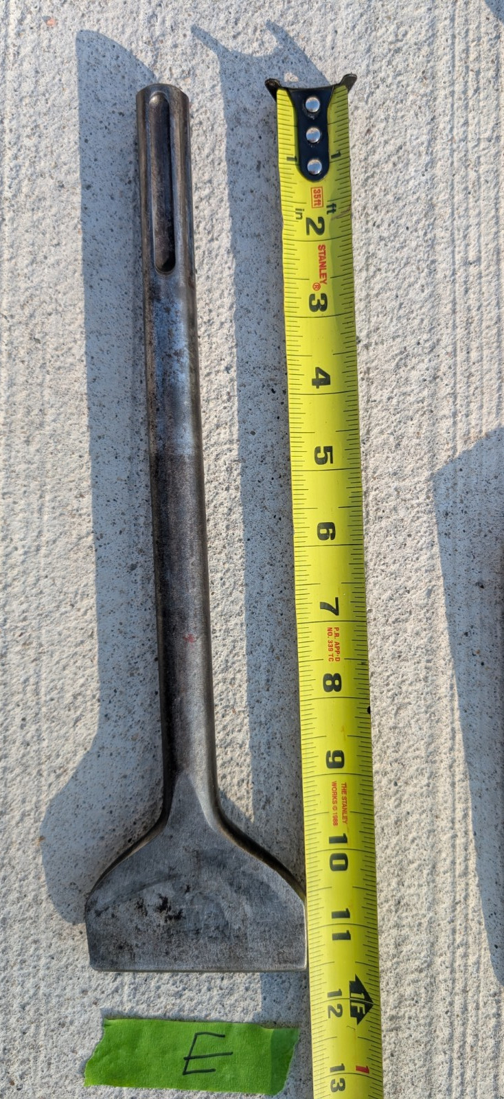 WI Barn Masonry Hammer Chisel Bricklayers Tool  2 7/8
