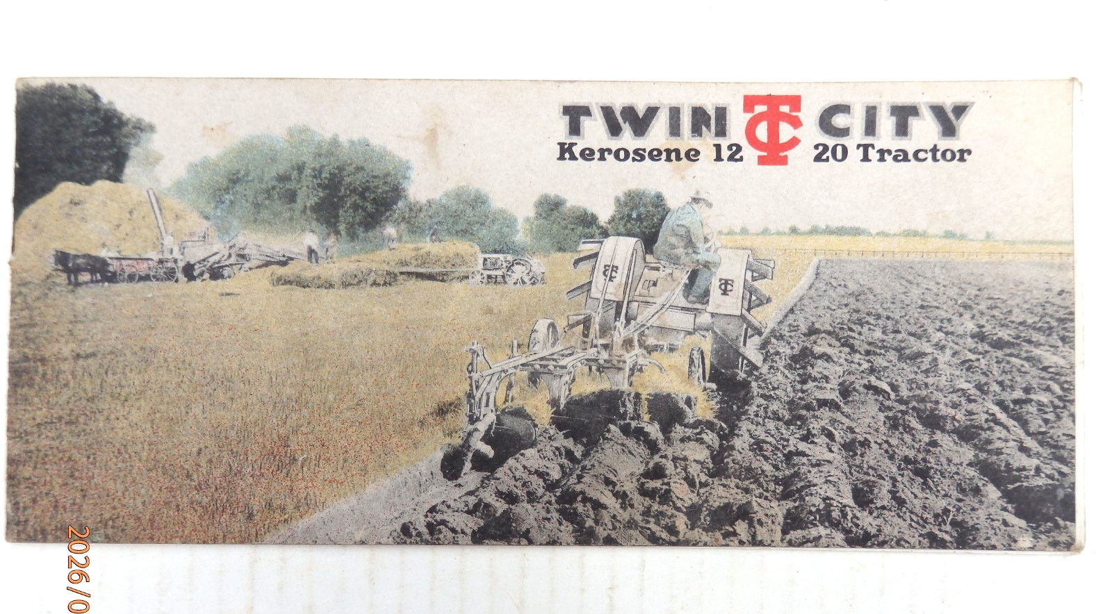 TWIN CITY KEROSENE 12 20 TRACTOR SALES BROCHURE, 24 PAGES, CA. 1920'S, MPLS. MN.