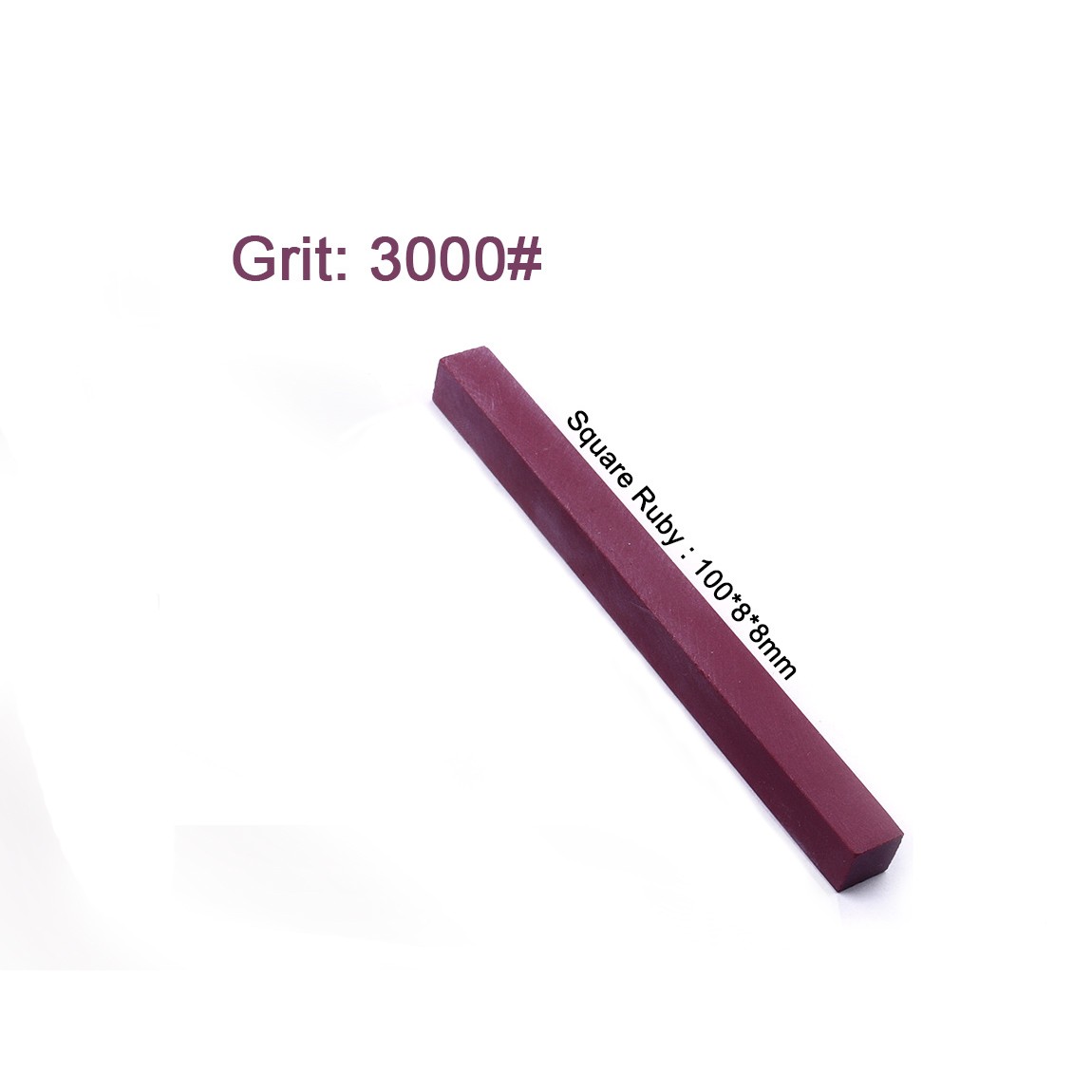 3000 Grit Whetstone Polishing Knife Sharpener Ruby Stone Sharpening 10cm Length