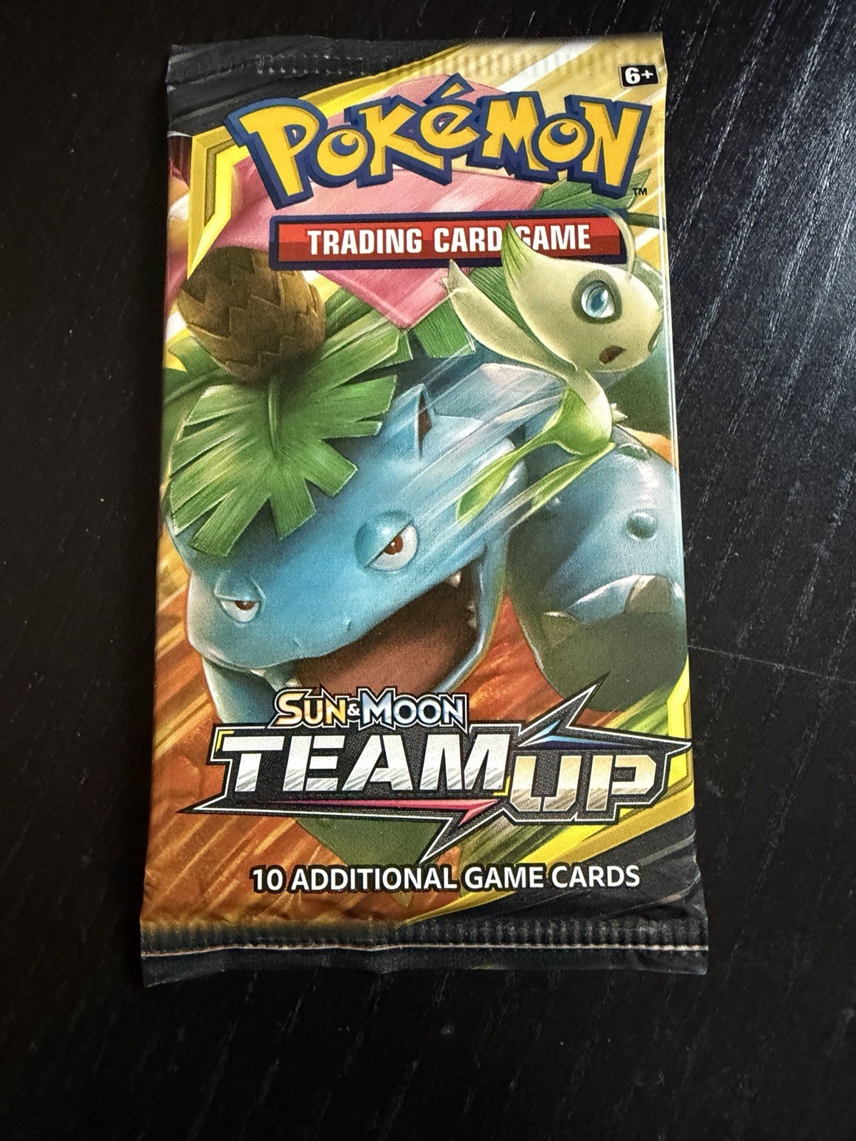 Pokemon Sun&Moon Team Up Booster Pack Factory Sealed New Venusaur & Celebi Art