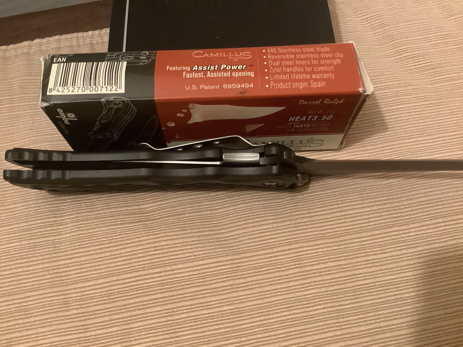 Camillus Heat Darrel Ralph Design Folding Pocket Knife