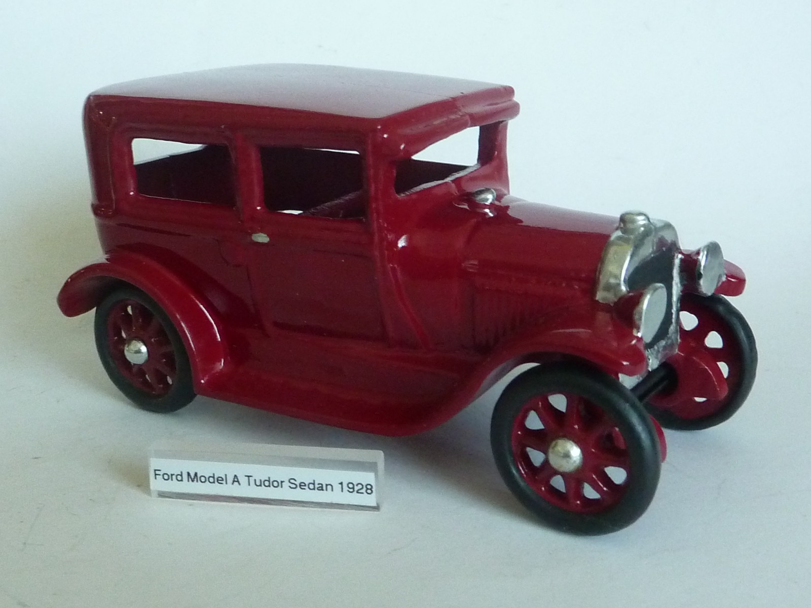 Rare Vintage Cast Iron Arcade Toys Ford Model \'A\' Tudor 1928 Sympathetic repaint