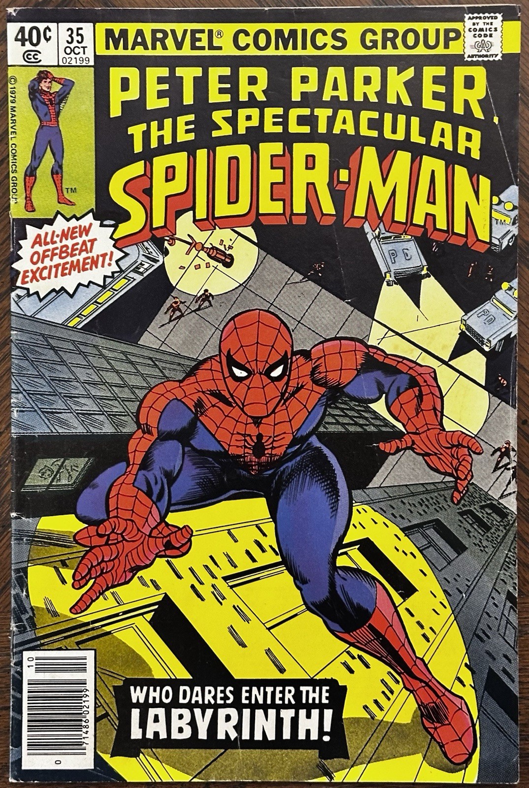 Marvel Comics Group Peter Parker The Spectacular Spider-Man #35 8.5 VF 1977 Key