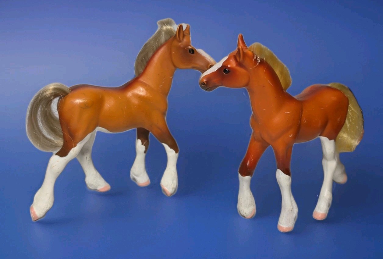 1998 Grand Champions Horse Twin Clydesdale Colts Foals  Serenity & Tranquility