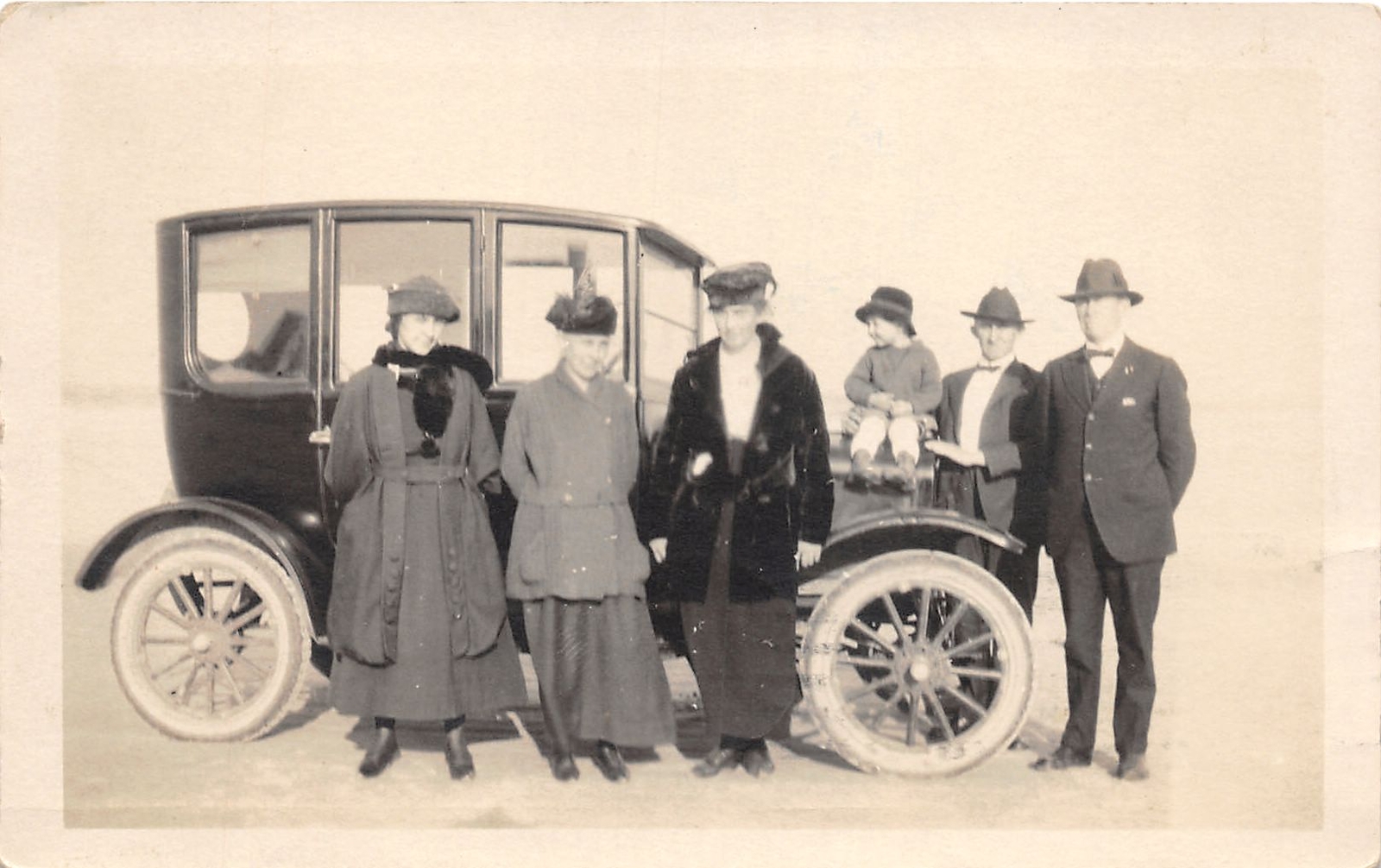 J45/ Early Automobile Interesting RPPC Postcard c1910 Daytona Florida 35