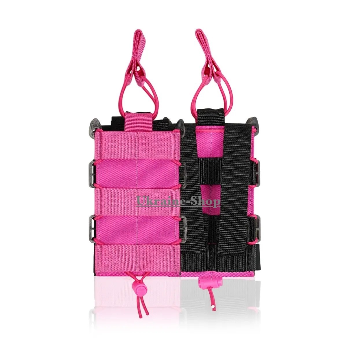3 Kiborg M-1 Pink Magazine Pouches MOLLE Open Top Tactical Mag Holders Set UA
