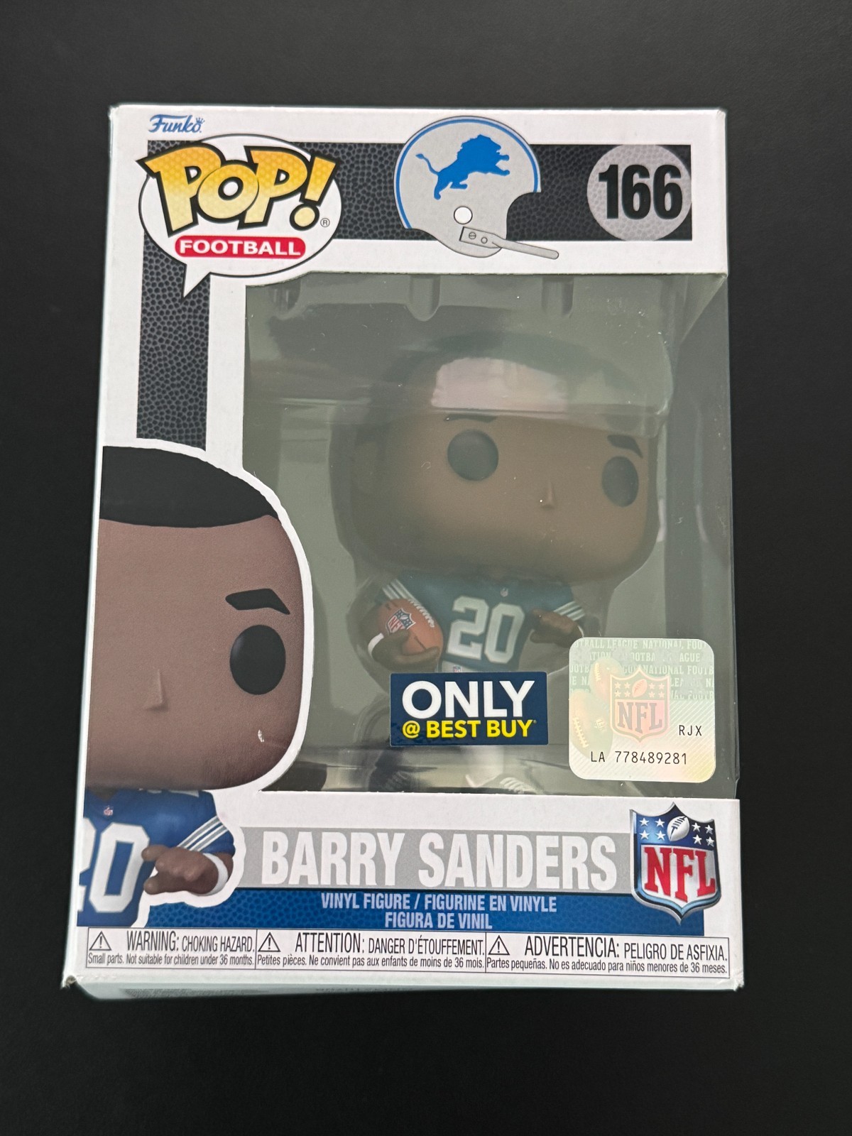 Funko Pop Vinyl: Barry Sanders - Best Buy (Exclusive) #166
