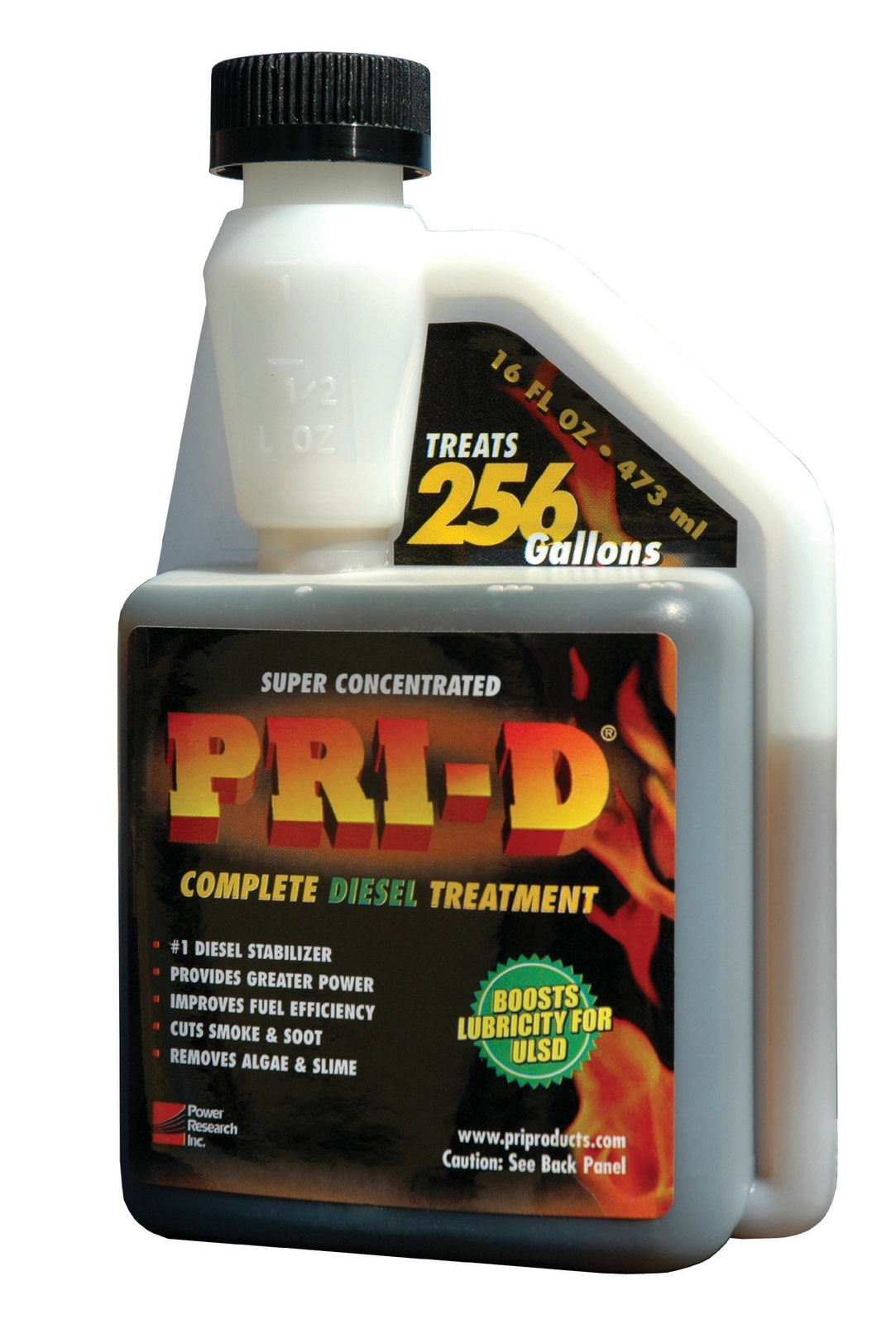 PRI D Diesel Fuel Treatment 16 oz Enhances Fuel Efficiency and Performance
