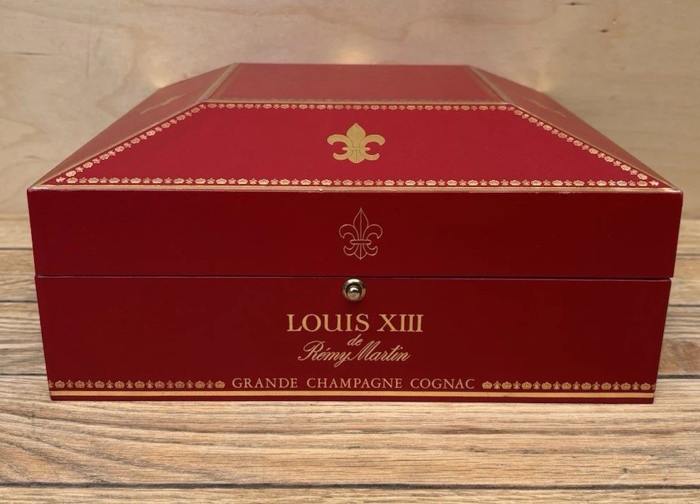 Vintage Remy Martin Louis XIII Decanter Box Booklet MATCHING AE Serial Baccarat