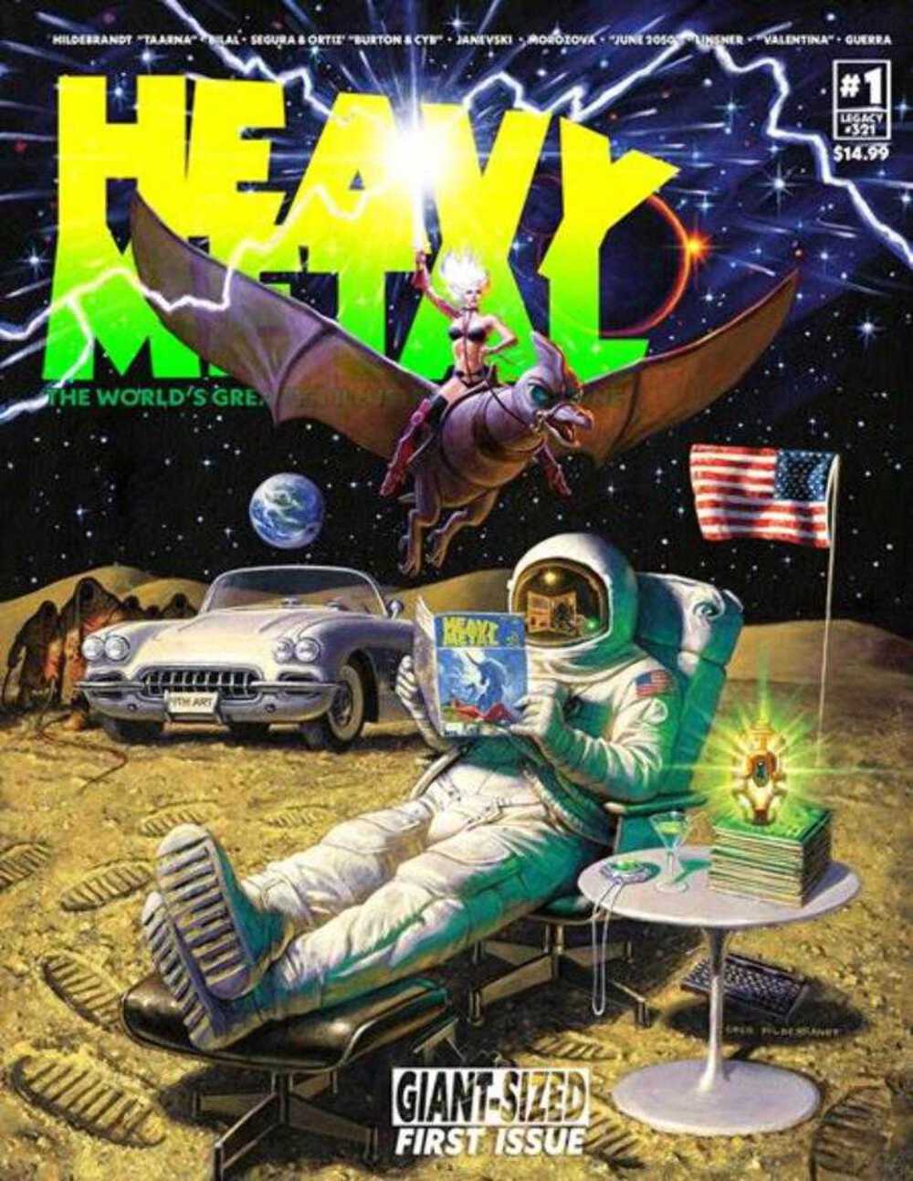 Heavy Metal Magazine #1 Cover A Hildebrandt First Print 2025