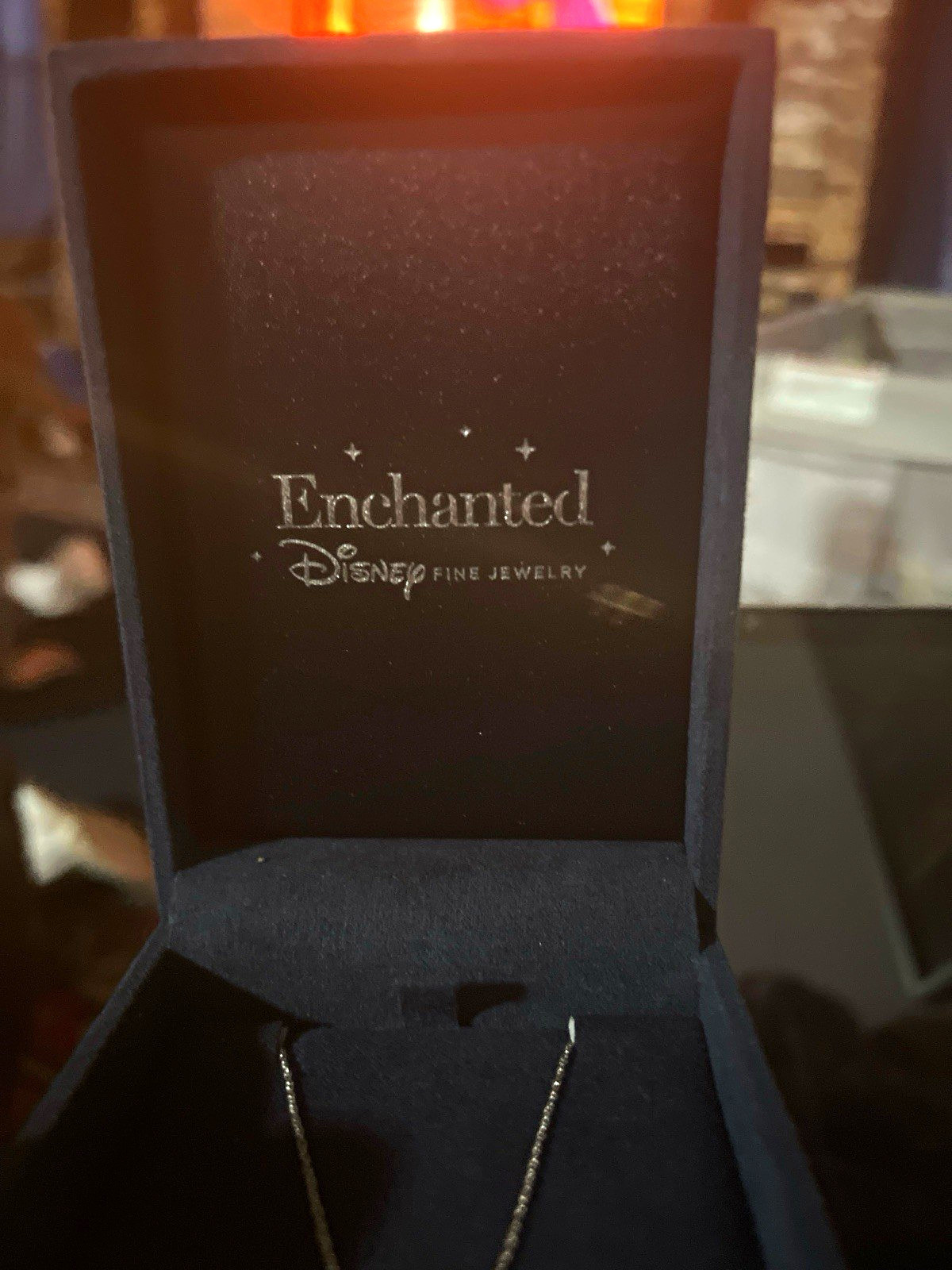 Enchanted Disney s925 Jewelry Necklace, Ring, and ear ring Set diamond cluster