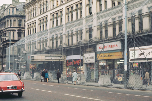 Centre Of Belfast Northern Ireland 1972 OLD PHOTO
