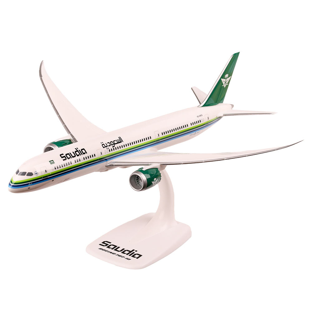 PPC Saudia Boeing 787-10 Dreamliner HZ-AR3 Desk Display 1/200 Jet Model Airplane