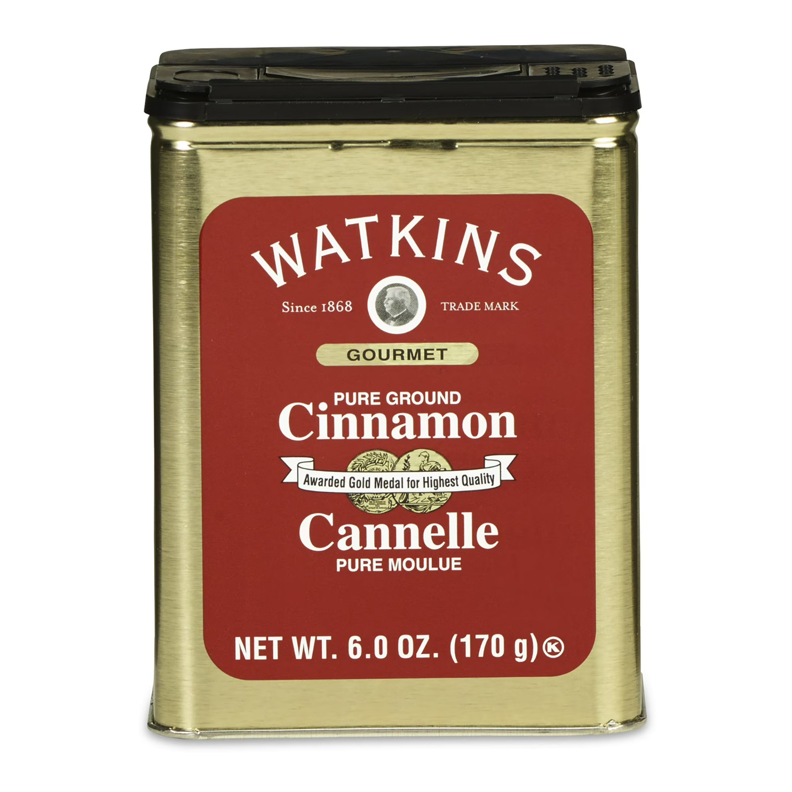Watkins Pure Ground Cinnamon Tin 6 oz...