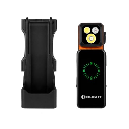 OLIGHT Oclip 2 Ultra EDC Rechargeable Flashlight Clip Light, Charging Dock,...