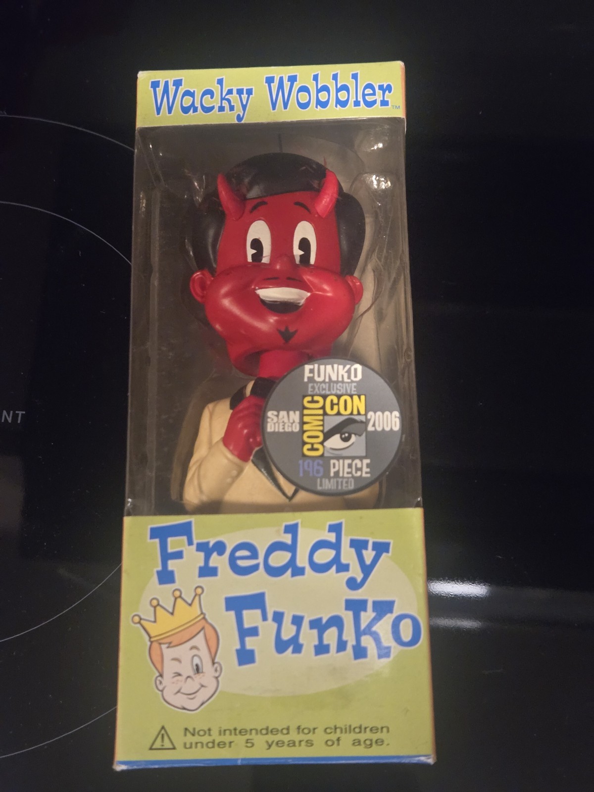 Rare Funko Wacky Wobbler Devil Freddy 2006 SDCC Exclusive, Only 196 pieces made
