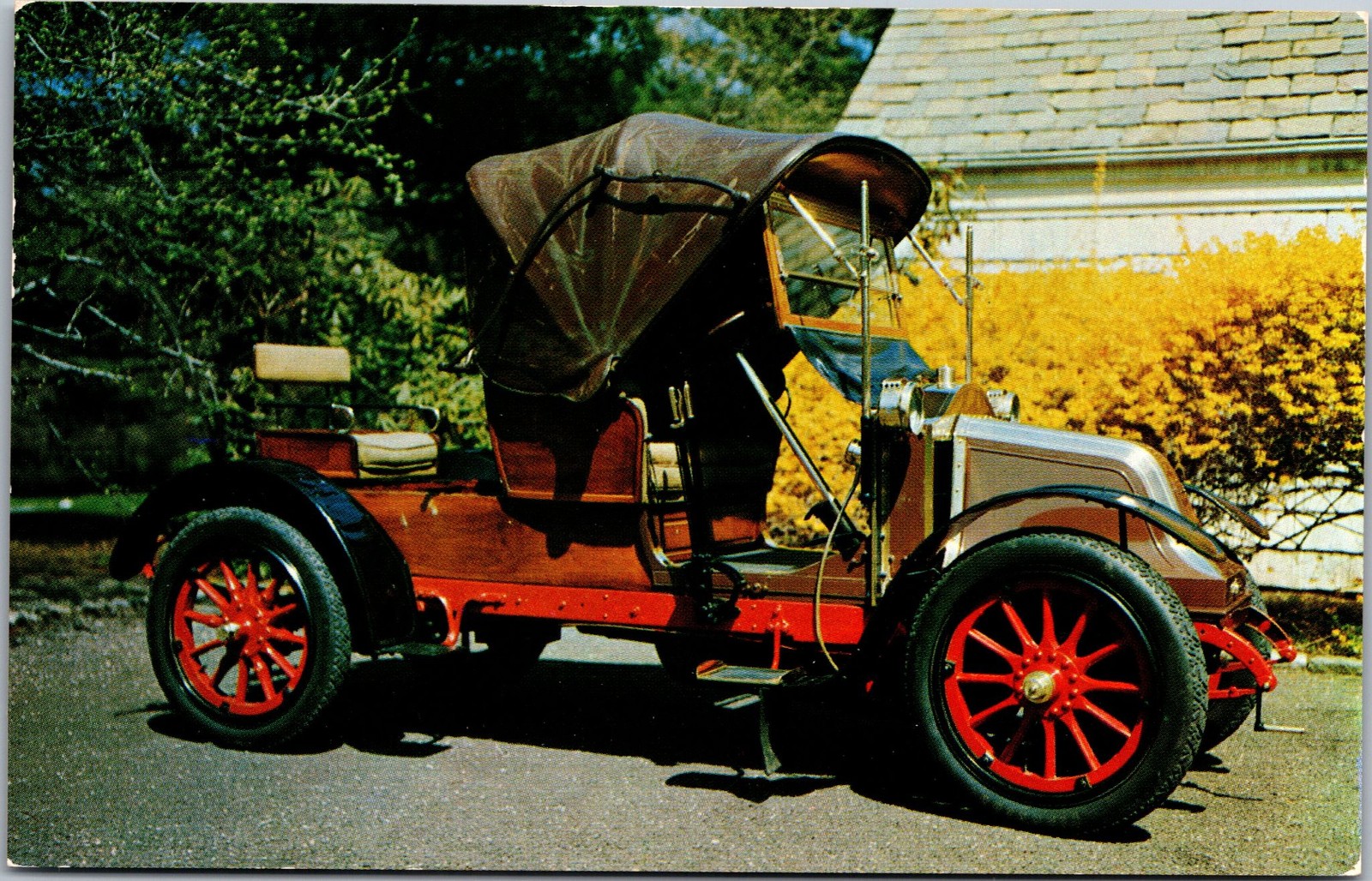 Dormand Postcard 1908 Renault Victoria Runabout Carnival of Cars NY C41