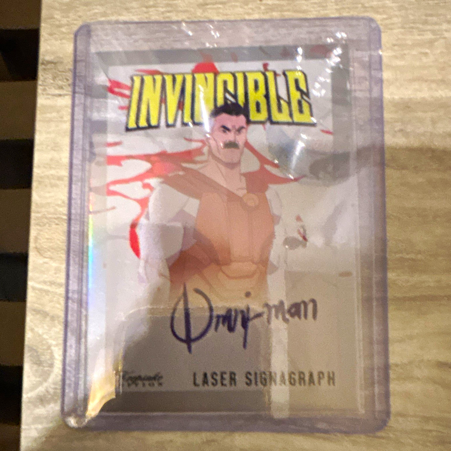 SkyBox 2024 Invincible Omni-Man Laser Signagraph Auto Card #317 J.K. Simmons