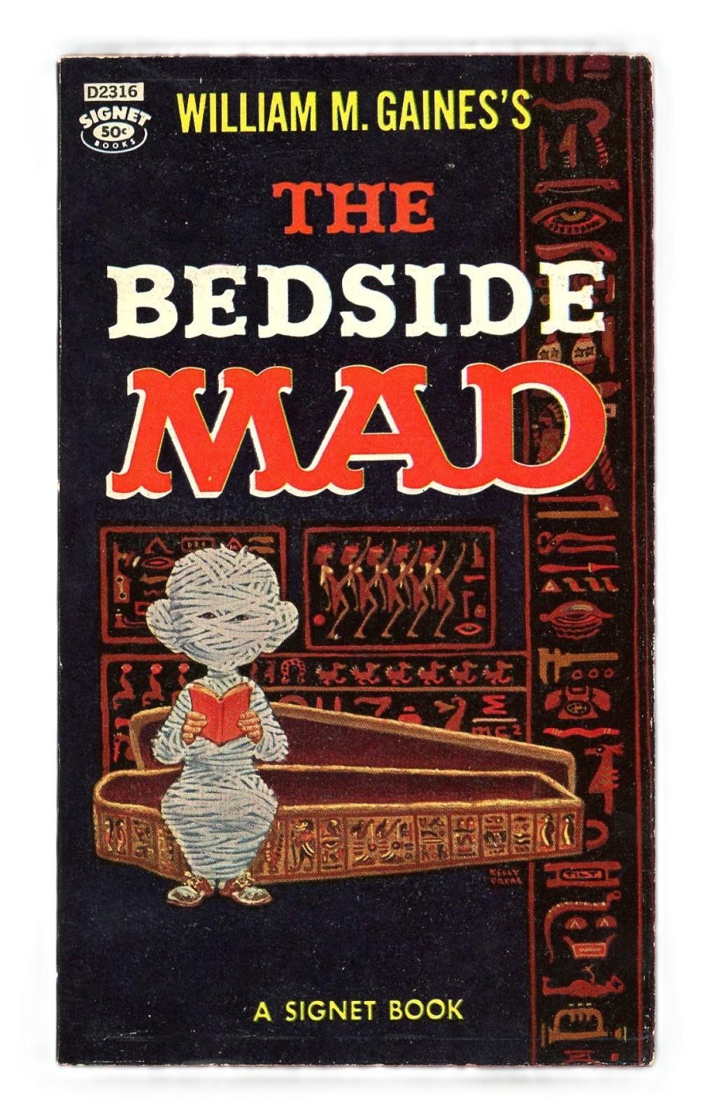 vintage MAD paperback - The Bedside Mad - very good - 1965 -near flawless spine