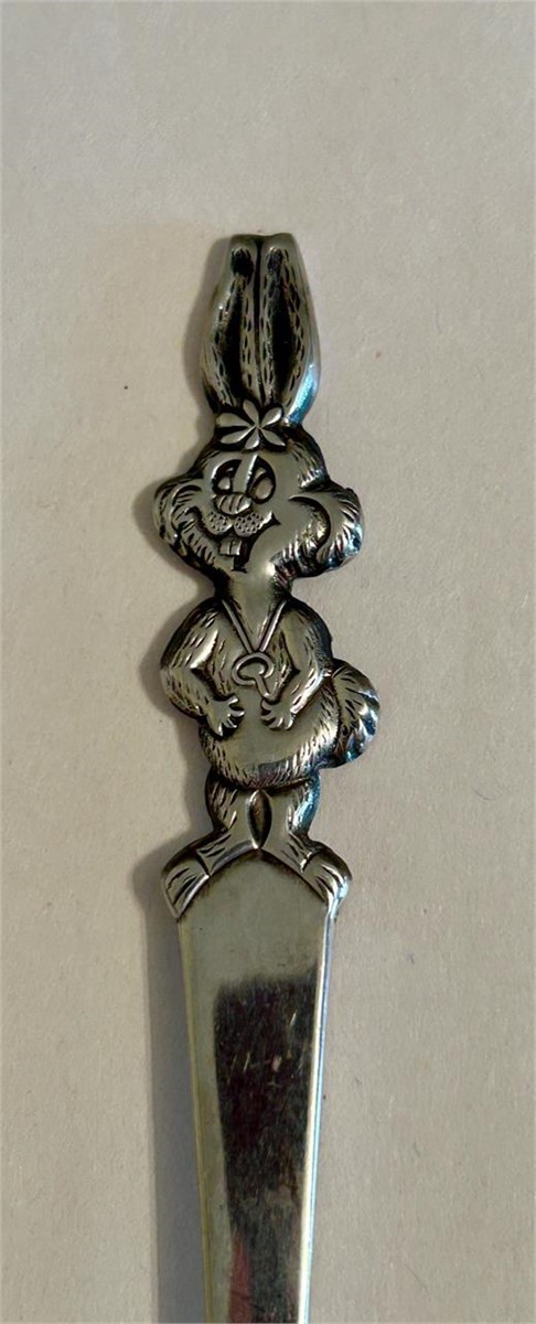 Vintage Nestle Quik Bunny Rabbit Stainless Steel Spoon 7