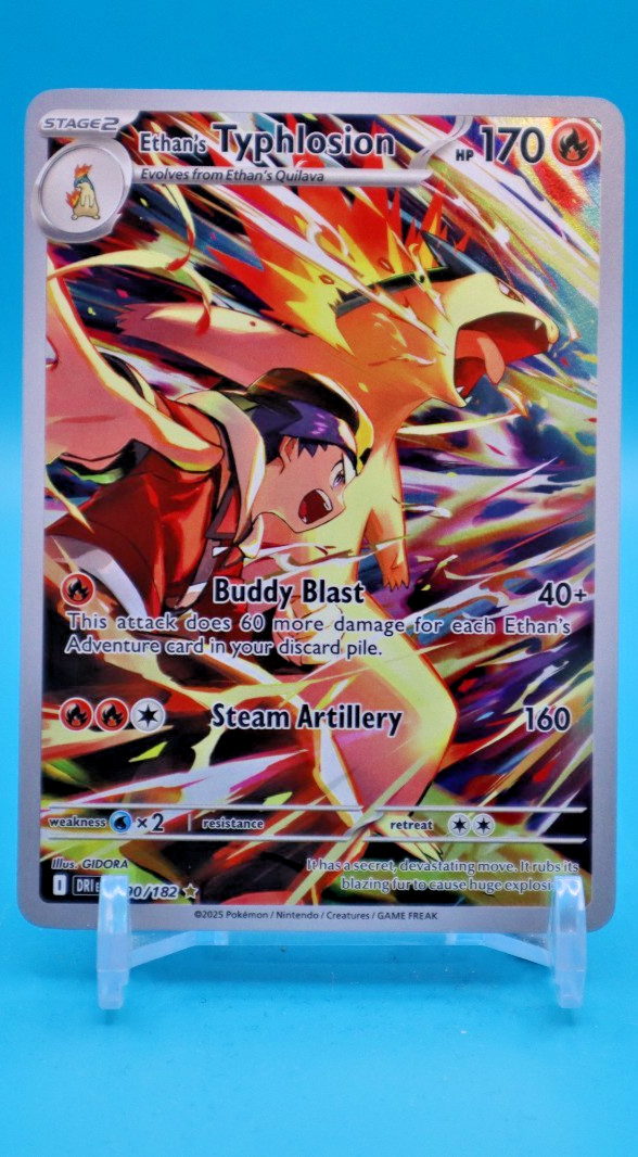 Ethan\'s Typhlosion Illustration Rare SV10: Destined Rivals 190/182 NM