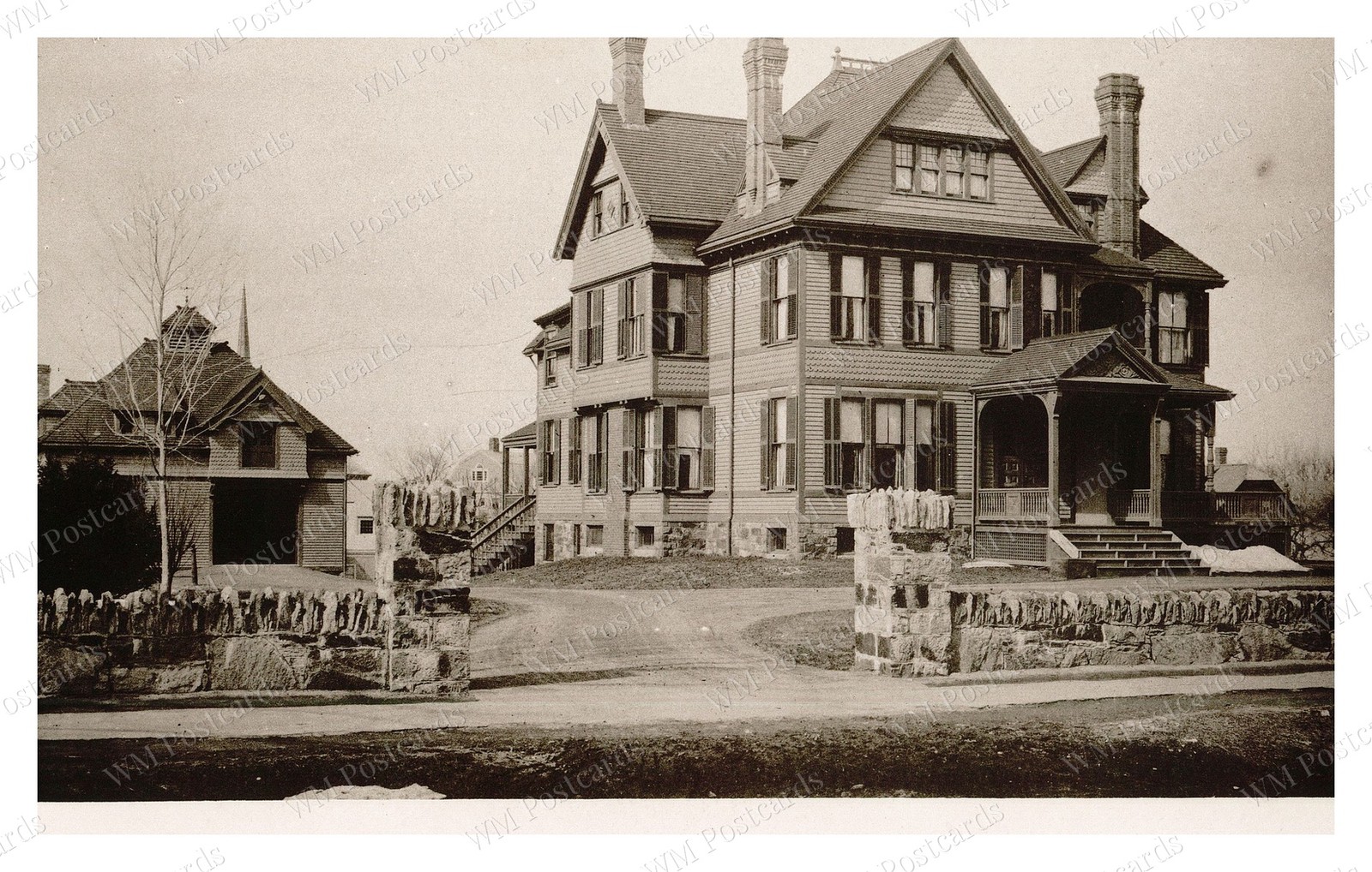 Andover Massachusetts 1893 J.B. Smith Residence Victorian Hous Standard Postcard