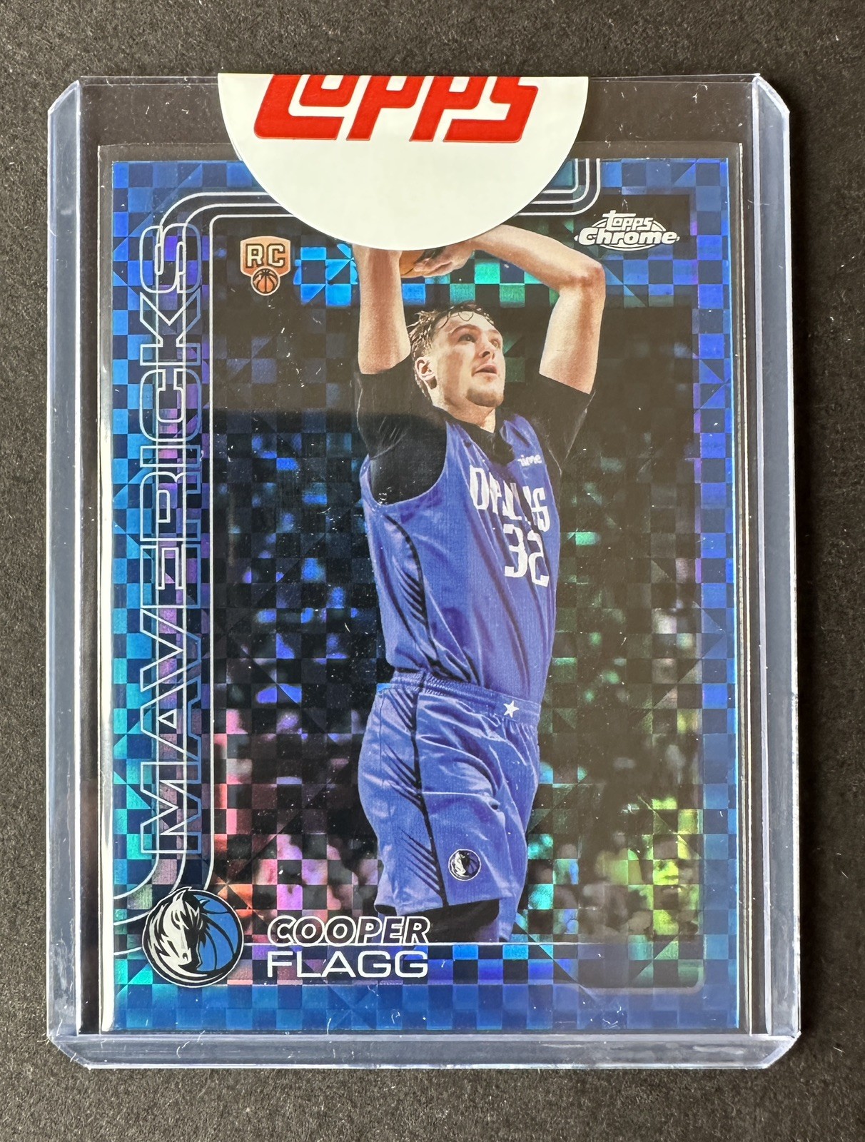 2025 Topps Chrome Cooper Flagg #251 Blue X-Fractor RC