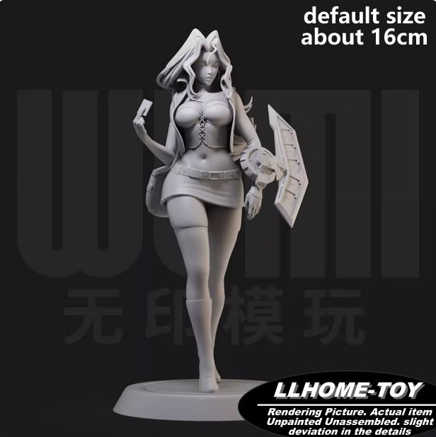 Anime Mai Valentine Duel Disk Resin 3D Print GK Figure DIY Model Unpainted