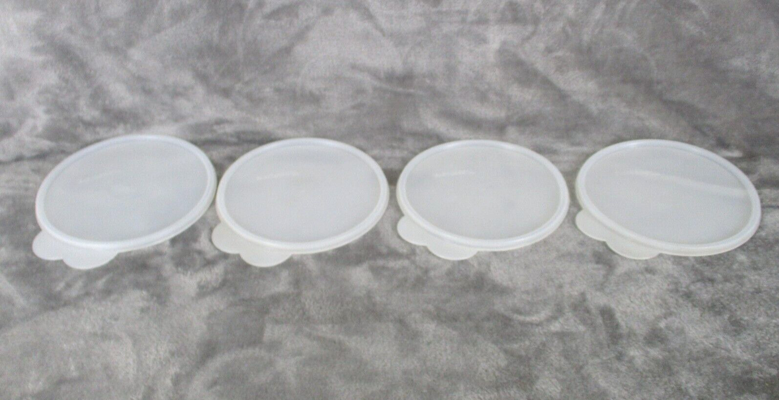 Tupperware Butterfly Tab Replacement Lids 2541A-10 White 5\