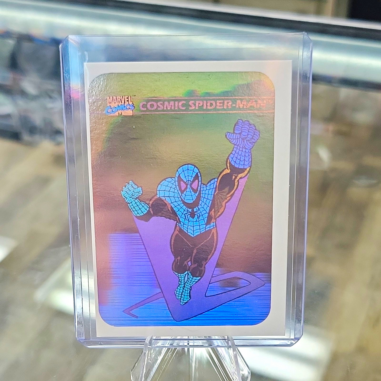 Marvel Impel 1990 Cosmic Spider-Man Marvel Universe MH1 Limited Edition Hologram