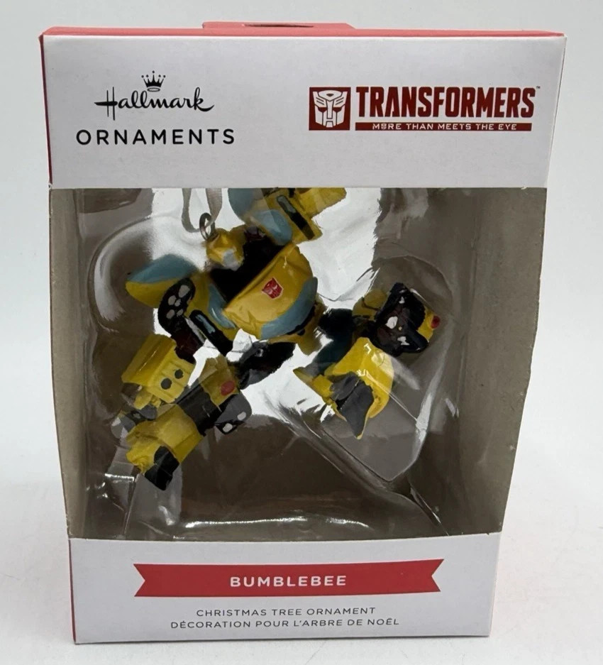 Hallmark Christmas Tree Ornament Transformers BUMBLEBEE  Ornament-4-3-75