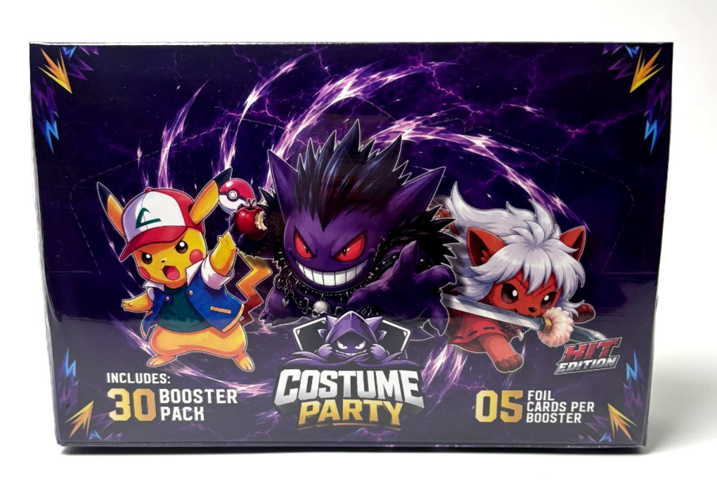 BOX - 2026 POKEMON COSTUME PARTY HE Cards - 30 Sealed Packs Gengar
