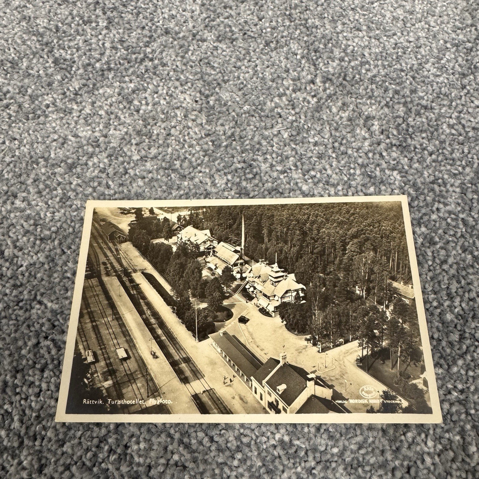 C.1930s Nordisk Konst Stockholm Rattvik  Unposted RPPC Postcard