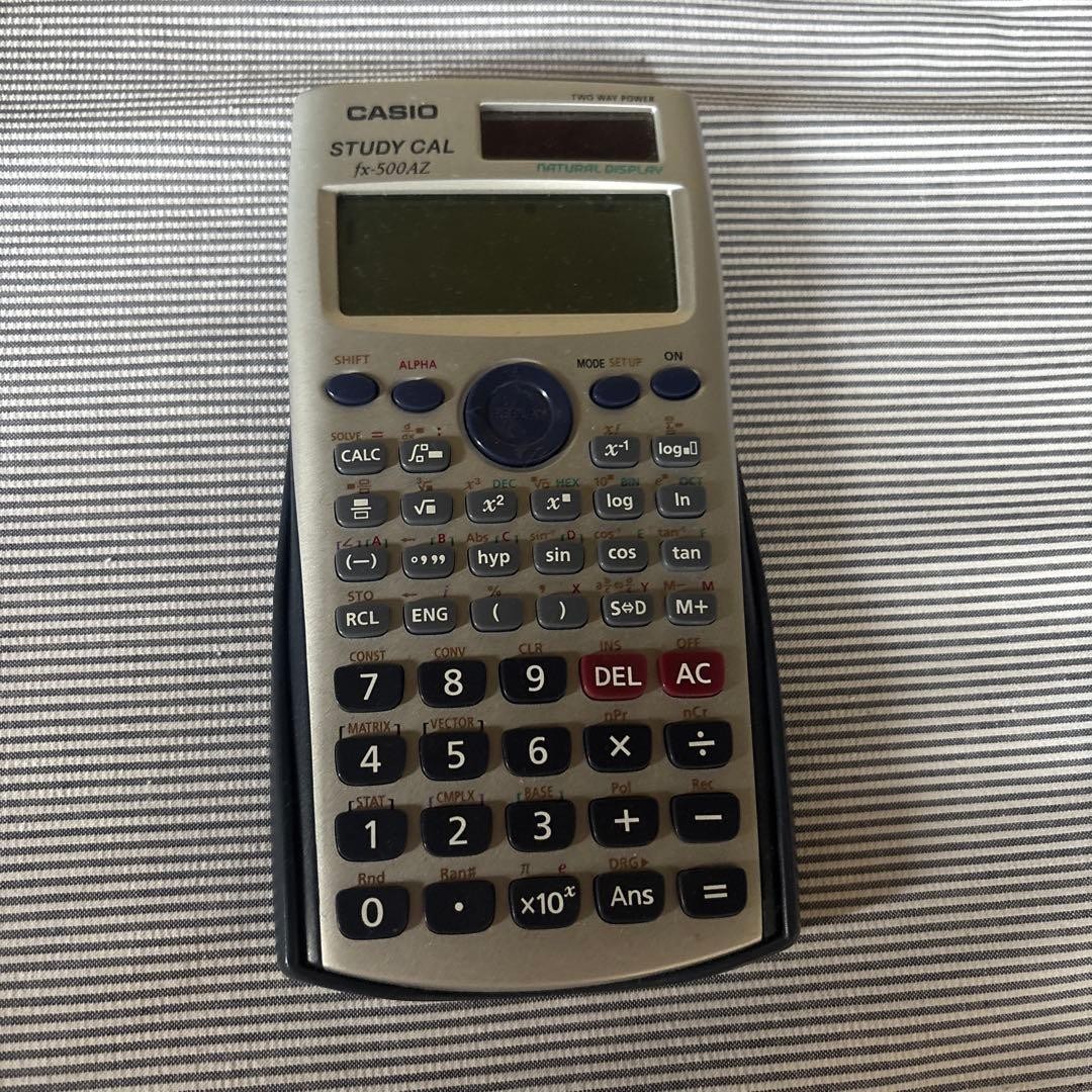 CASIO STUDY CAL FX-500AZ CALCULATOR #7cf029