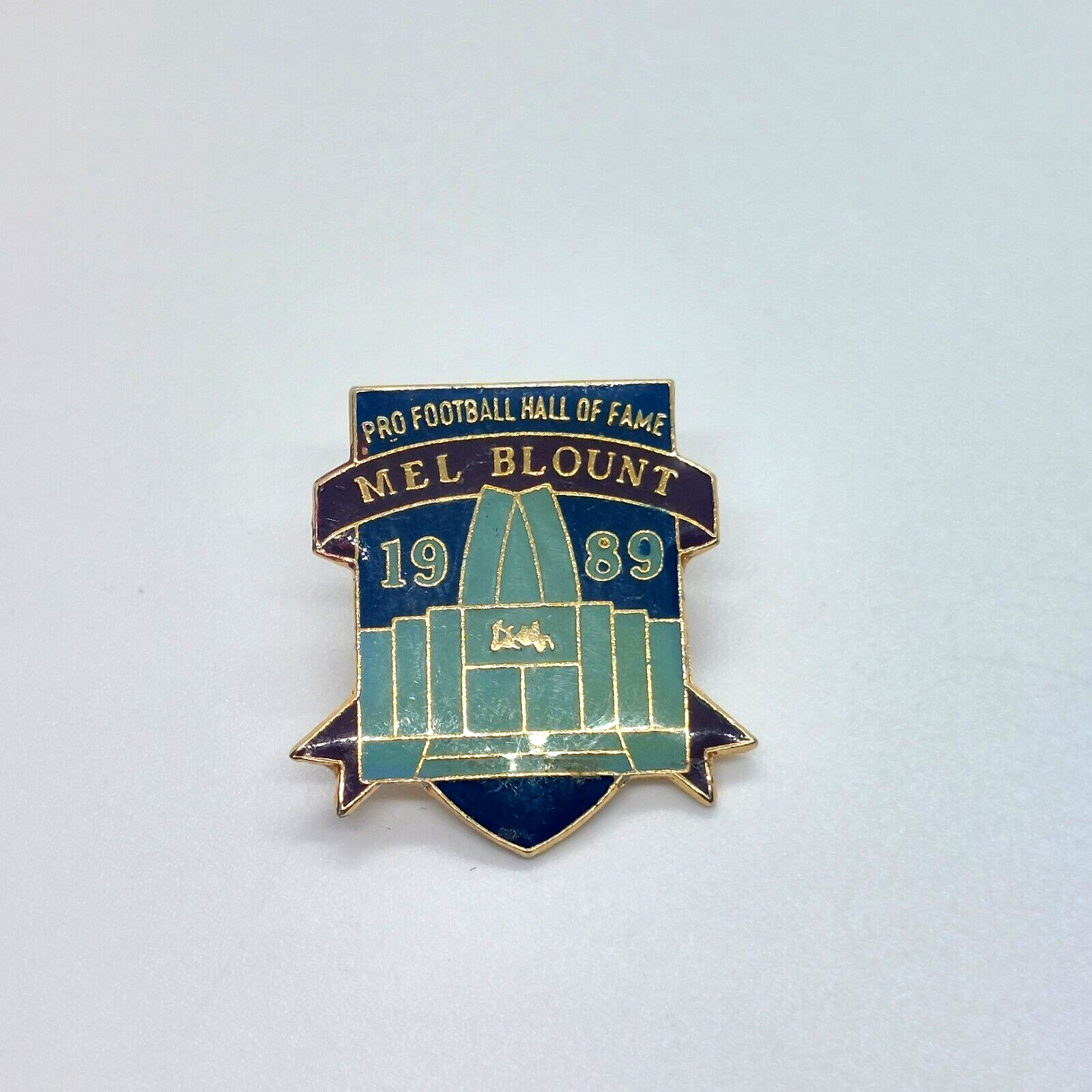 Pro Football Hall of Fame Mel Blount 1989 Pin Lapel Enamel Collectible