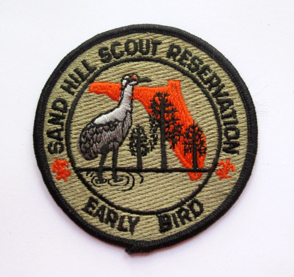 Sand Hill Scout Reservation Early Bird West Central Florida Council BSA Patch