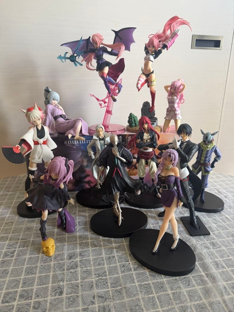 Tensura Figure Lot 12 Piece Set Collection Anime Figures Bundle for Fans Tensura Figure Lot 12 Piece Set Collection Anime Figures Bundle for Fans