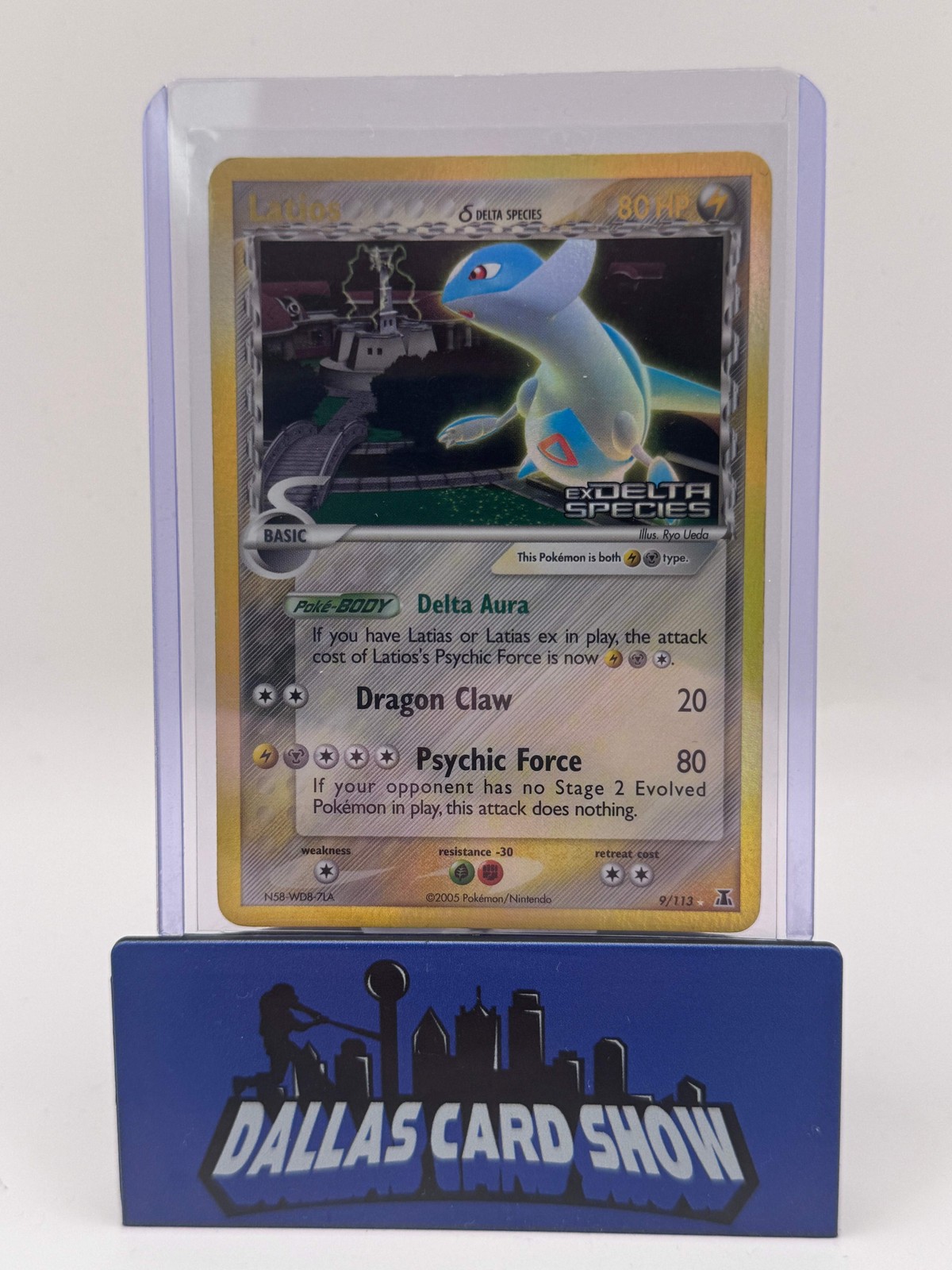 2005 Pokemon - Latios (Rev. Holo) - 9/113 EX Delta Species LP