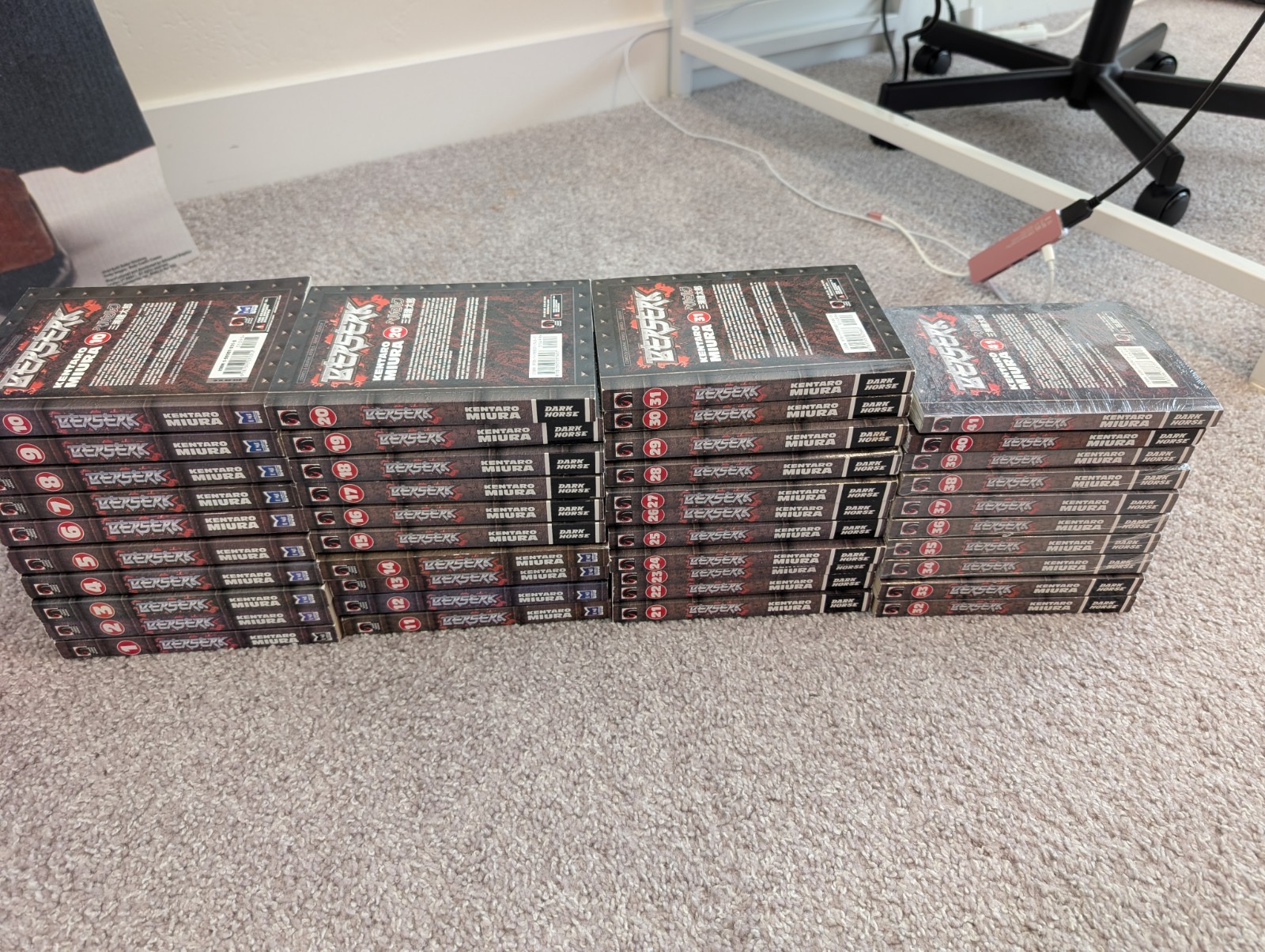 Berserk Manga Collection Volumes 1-41. (7 Volumes Sealed) All Great Condition
