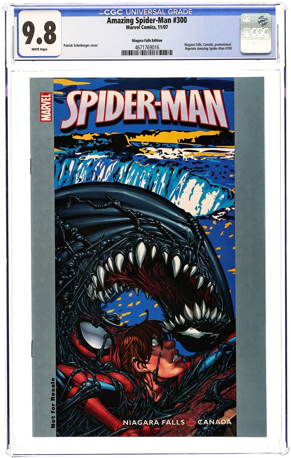 Amazing Spider-Man #300 Niagara Falls Variant CGC 9.8 2007 4671769016