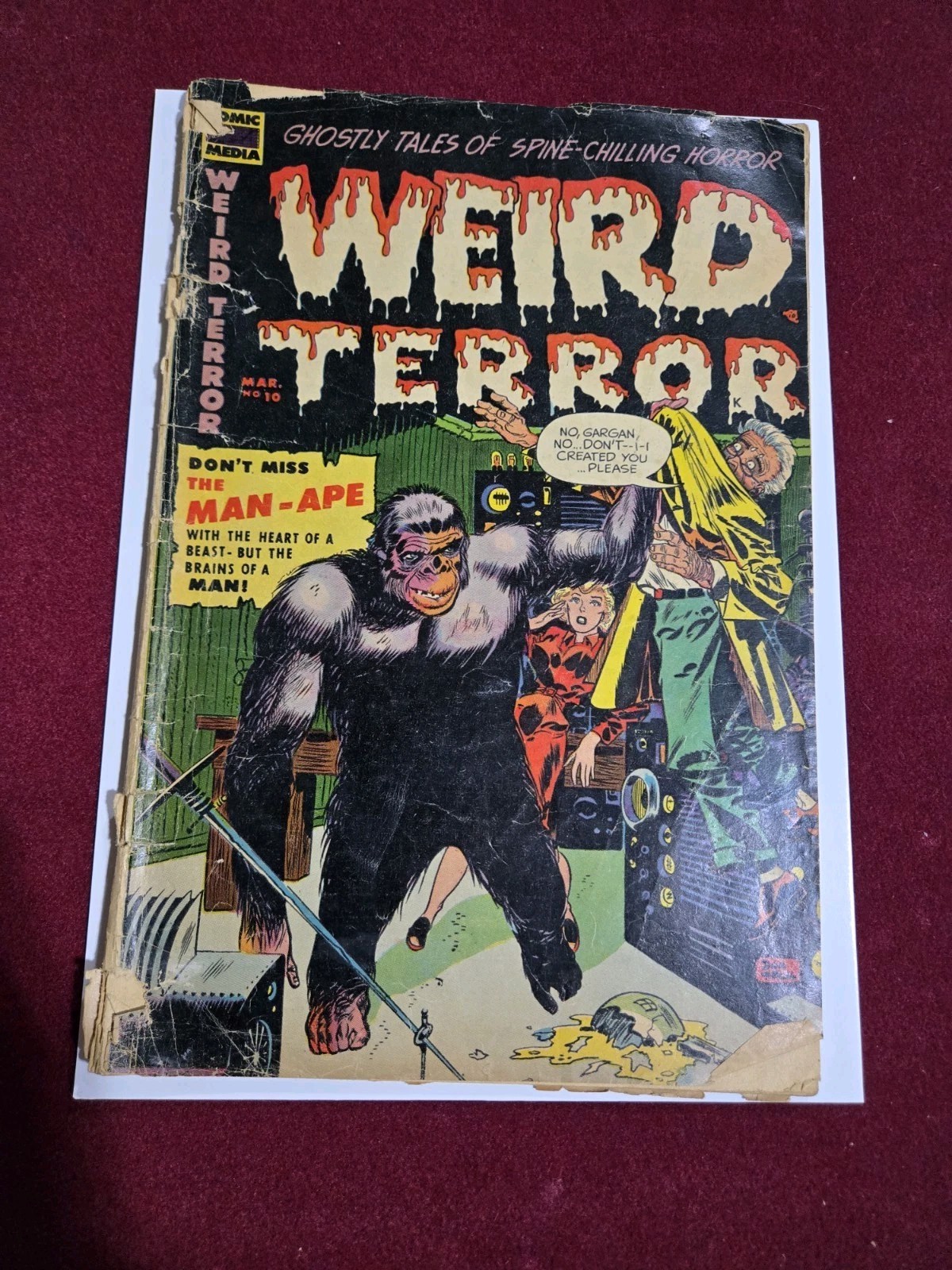 Weird Terror #10 1954 Comic Media Golden Age Pre-Code Horror Detached