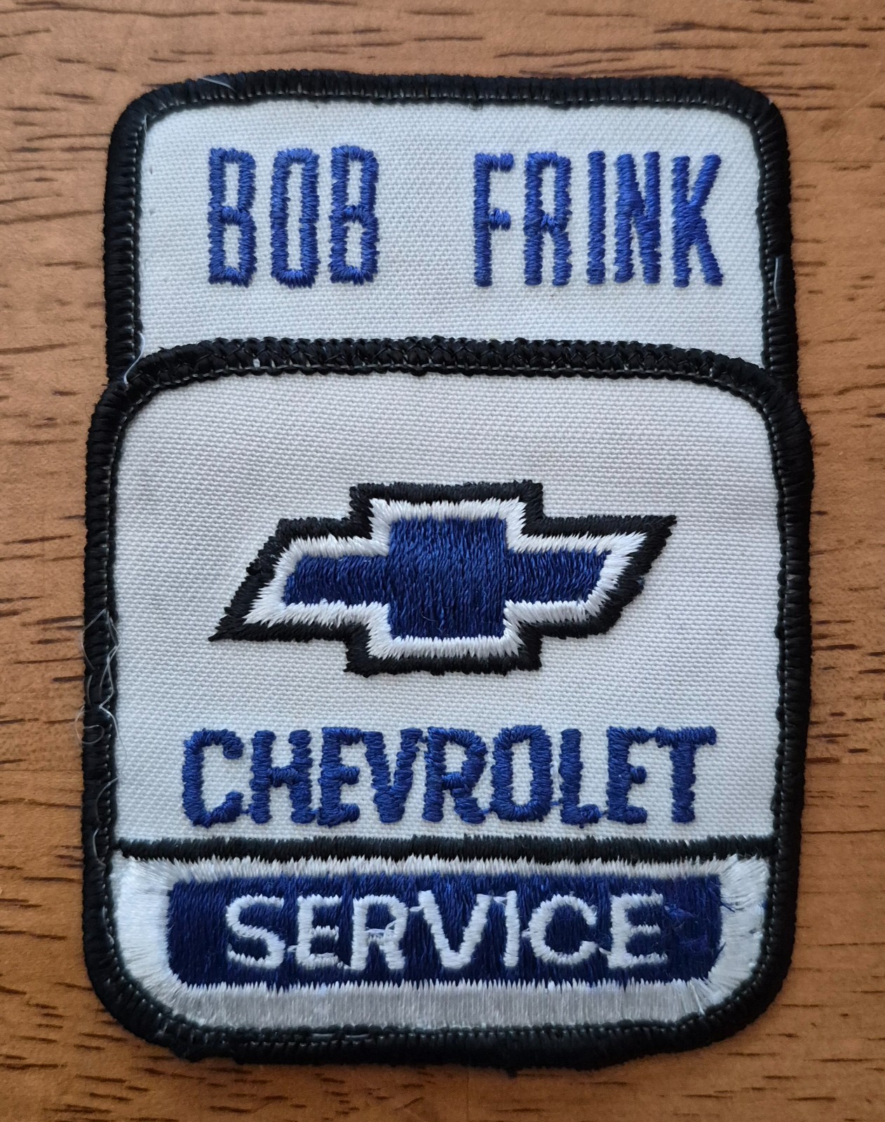 Vintage Bob Frink Chevrolet Sacramento California Dealership Service Patch